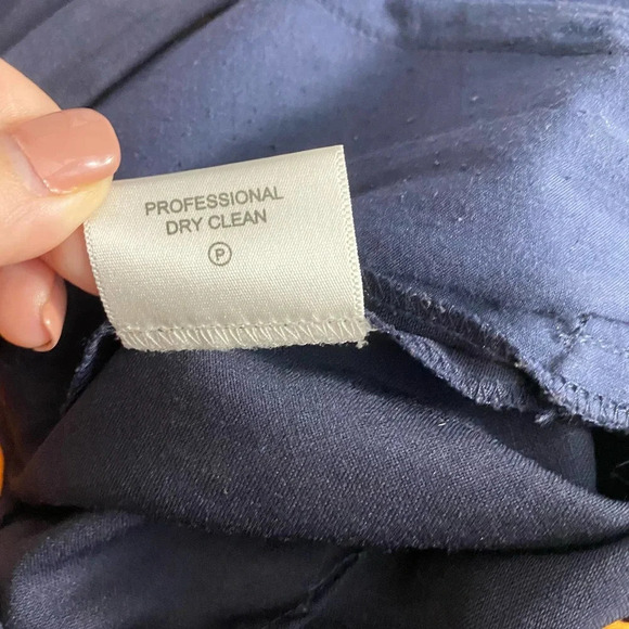 TORY BURCH Wide-Leg Dress Pants in Navy Blue Size US 2 - Picture 11 of 12